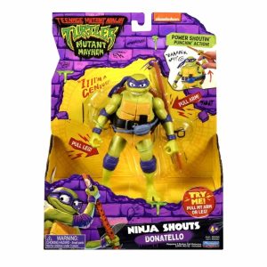 Rotaļlietu figūriņa TMNT Ninja Turtles Ninja Shouts Donatello 83352, daudzkrāsaina