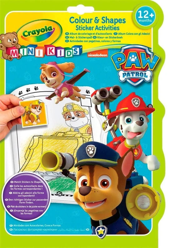 Uzlīme Crayola. dažādas krāsas