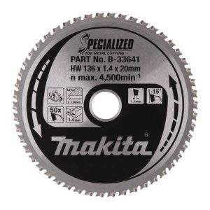 Griešanas disks Makita B-33641, 136 mm x 1.4 mm x 20 mm