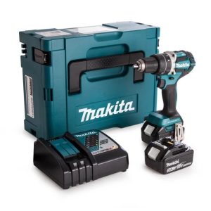 Bezvada trieciengriezējs ar bateriju Makita DHP484RTJ, 18 V, 5 Ah