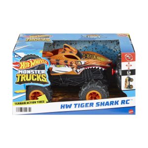 Rotaļlieta kvadraciklu Mattel Hot Wheels Monster Trucks HW Tiger Shark, oranža