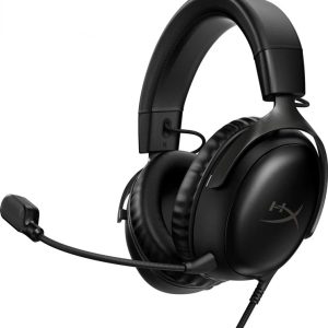 Vadu spēļu austiņas HyperX Cloud III. melna