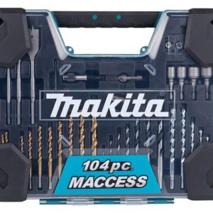 uzgaļu un urbju komplekts Makita 104 gab. E-22604