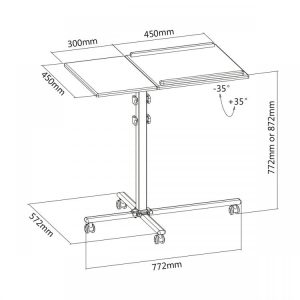 Sbox PFS-2 Projector Floor Stand