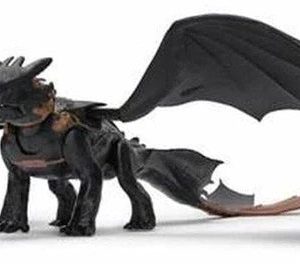 Rotaļlietu figūriņa Spin Master How to Train Your Dragon Toothless, melna