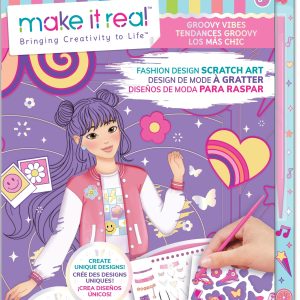 MAKE IT REAL Modes dizaina skrāpējamā māksla: Groovy Vibes