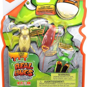 HEXBUG Interaktīvā rotaļlieta Nano reālistiskās vaboles, 3-paka