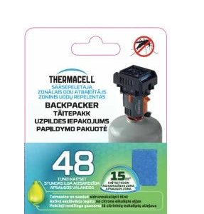 Backpacker papildinājums ,tikai ieliktņi, 48 stundām, Thermacell