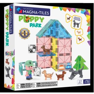 MAGNA-TILES Magnētiskais konstruktors Kucēnu parks, 27 gab.