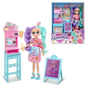 Lelle ar aksesuāriem Sweetyz Ice Cream Shop, 23 cm
