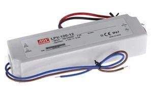 Strāvas transformators Mean Well LPV-100-12, 102 W