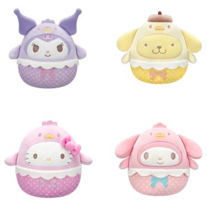 SQUISHMALLOWS HELLO KITTY Mīkstā rotaļlieta, Lieldienu sērija, 20 cm