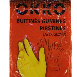 Cimdi gumija Okko, L