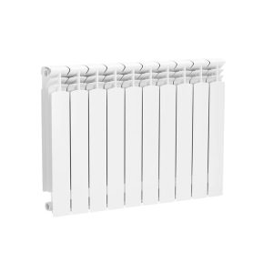 Radiators KFA Armatura G500F 789-120-44, 96 cm x 57.3 cm, sānu pieslēgums, 1344 W, balta krās.