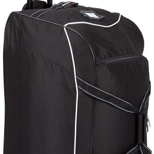 Ceļojumu soma uz riteņiem, melna krās., 128 l