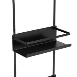 Dušas plaukts Domoletti Dallas BIE-0895, 14.1 cm x 70 cm x 38 cm, melna krās.