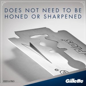 Gillette Double Edge Platinum Skuvekļa Rezerves Asmeņi Vīriešiem, 5 gab