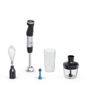 Rokas blenderis Tefal HB67E830, melna krās./nerūsējošā tērauda krās.
