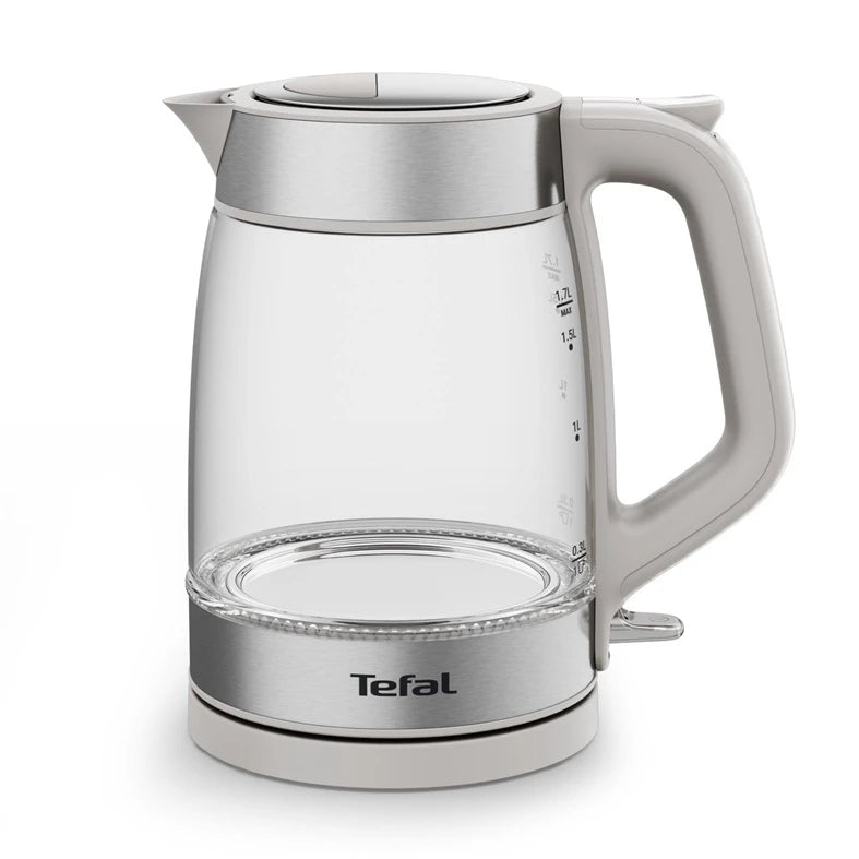 Elektriskā tējkanna Tefal KI605B30, 1.7 l, balta/sudraba