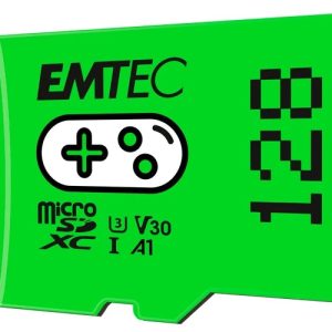 Emtec MicroSDXC 128GB UHSI U3 V30 A1 Gaming Green