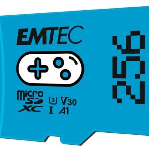 Emtec MicroSDXC 256GB UHSI U3 V30 A1 Gaming Blue