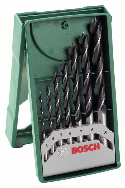 Urbju komplekts Bosch, koks, taisne, 10 mm x 13.3 cm
