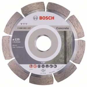 Griešanas asmens Bosch, 125 mm x 22.23 mm x 2.2 mm
