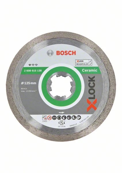 Griešanas disks leņķa slīpmašīnām Bosch, 125 mm x 1.6 mm x 22.23 mm