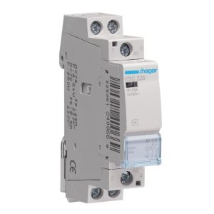 Kontaktris Hager ESC225. 2P. 25 A. 1 MOD