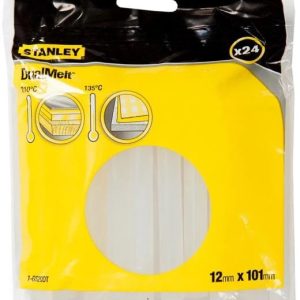 Līmes nūjas Stanley 1-GS20DT, 1.2 cm, caurspīdīga krās., 24 gab.