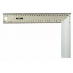 Stūra lineāls Stanley 1-45-687, 400 mm, nerūsējošais tērauds, 45 °