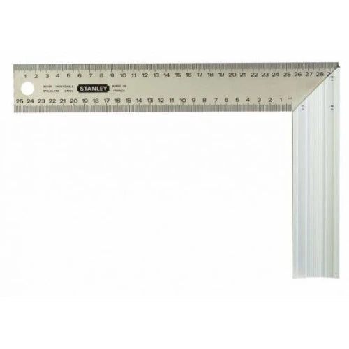 Stūra lineāls Stanley 1-45-687, 400 mm, nerūsējošais tērauds, 45 °