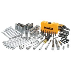 DeWALT Metriskais/U.S. standarta 1/4” 3/8” kompl. 142 gab.