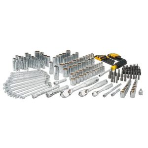 DeWALT Metr./U.S. standarta 1/4” 3/8” 1/2” kompl. 205 gab.