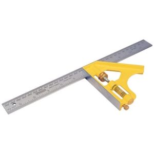 Stūra lineāls Stanley Combination Square 2-46-028, 300 mm, metāls, 45 - 360 °