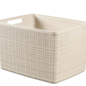 Uzglabāšanas kaste Curver, 20 l, krēmkrāsa/bēša krās./smilškrāsas, 36.2 x 28.2 x 23 cm