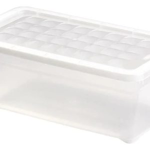 Uzglabāšanas kaste ar vāku, paredzēts uzglabāšanai Curver 162118, 5.7 l, caurspīdīga krās., 34.3 x 19.5 x 12.5 cm