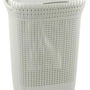 Veļas kaste Curver 228391, 57 l, balta/smilškrāsas, 45.2 cm x 34.1 cm