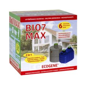 Baktērija septiķiem Bio7 MAX nosēdumiem un taukiem