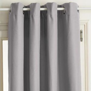 Blackout aizkari Atmosphera ISA THERMO 172412D, krēmkrāsa/pelēka, 140 cm x 260 cm