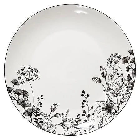 Vakariņu šķīvis. ziedu. 27cm
