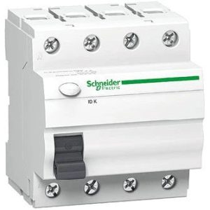 Strāvas noplūdes relejs Schneider Electric A9Z05440, 4P, 40 A, 240 V, 30 mA