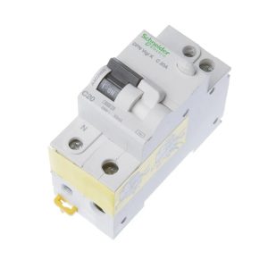 Strāvas noplūdes relejs Schneider Electric A9D20620, 2P, 20 A, 240 V, 30 mA