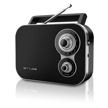 Radio uztvērējs Muse M-051R, melna krās.