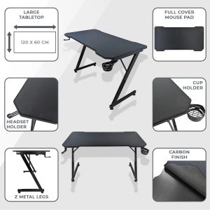 Subsonic Gaming Desk Brawl Stars