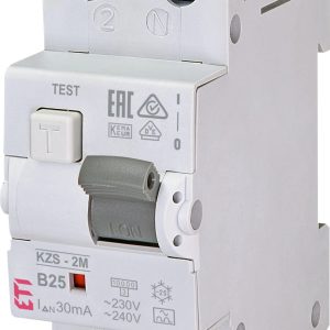Strāvas noplūdes relejs ETI KZS-2M, 2P, 25 A, 230 V, 30 mA