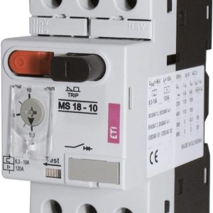 Dzinēja starteris ETI MS18, 1.1 - 1.5 kW, 2.5 - 4 A