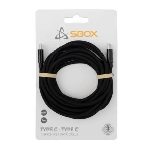 Sbox USB-TYPEC-TYPEC-3 M/M 3m Black