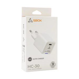 Sbox HC-30 Type-C 30W GAN home charger