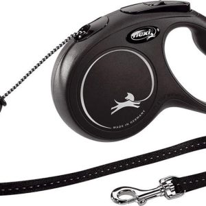 Automātiskā pavada Flexi 22627, melna krās., 5 m